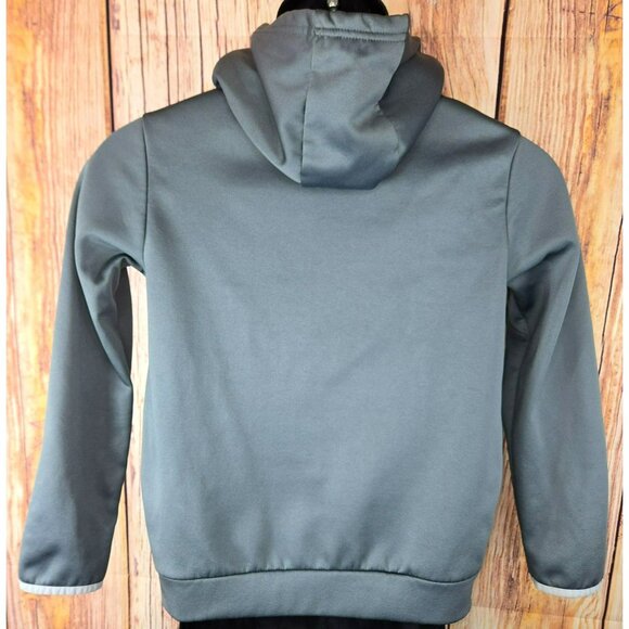 Under Armour Youth Hoodie Medium Kangaroo Pocket Graphic Logo Polyester - Picture 2 of 7